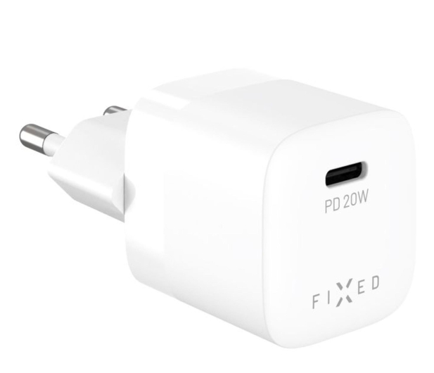 FIXED Ładowarka sieciowa USB-C Travel Charger 20W Mini (biały) FIXC20M2-C-WH - 1484712 - zdjęcie